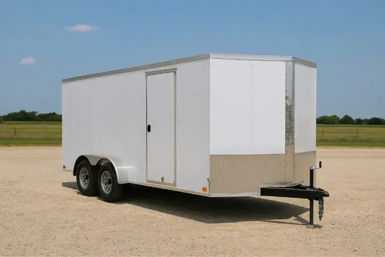 enclosed trailer